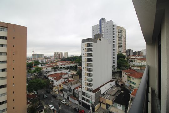 Varanda de apartamento à venda com 1 quarto, 26m² em Vila Pauliceia, São Paulo