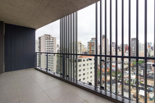 Vista/Varanda de apartamento para alugar com 1 quarto, 55m² em Pinheiros, São Paulo