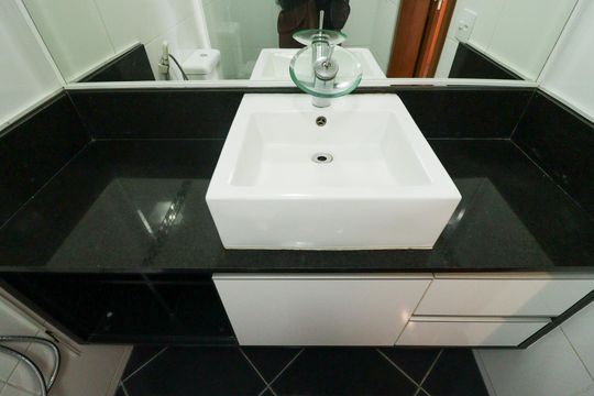 Banheiro Social de apartamento para alugar com 2 quartos, 77m² em Mandaqui, São Paulo