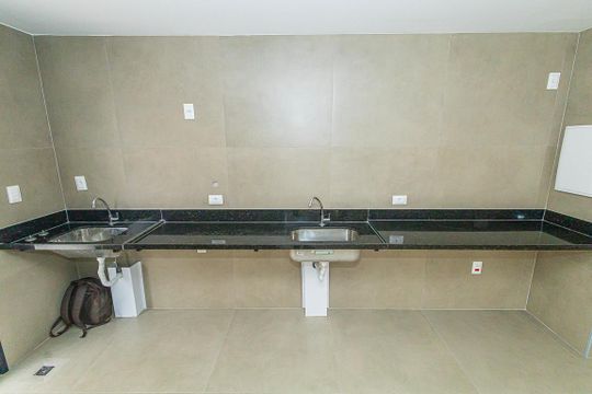 Cozinha americana de apartamento à venda com 3 quartos, 130m² em Cidade Nova, Belo Horizonte