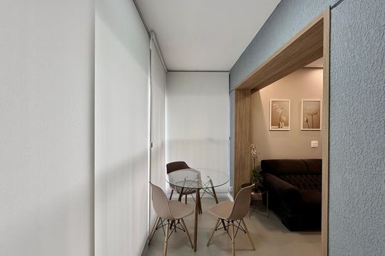 Sacada de apartamento para alugar com 2 quartos, 46m² em Santo Amaro, São Paulo