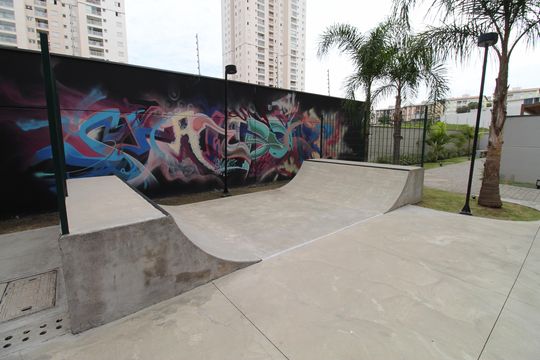 Área comum - Pista de Skate de apartamento para alugar com 2 quartos, 55m² em Vila Industrial, São José dos Campos