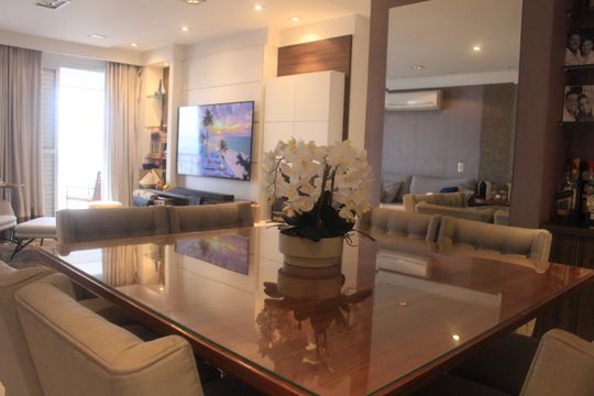 Sala de apartamento à venda com 3 quartos, 118m² em Santa Paula, São Caetano do Sul
