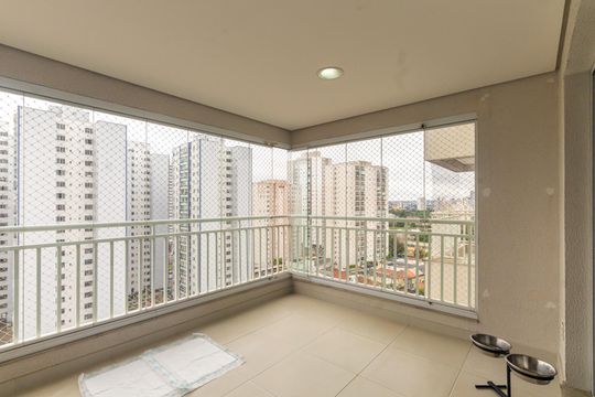 Varanda da Sala de apartamento à venda com 2 quartos, 102m² em Tatuapé, São Paulo