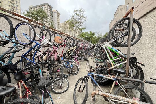 Bicicletário de apartamento à venda com 2 quartos, 43m² em Itanhangá, Rio de Janeiro