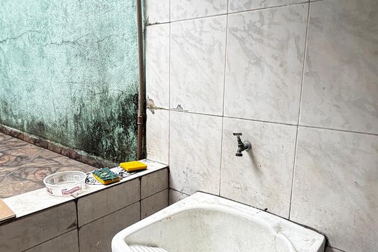 Área de Serviço de casa para alugar com 2 quartos, 98m² em Parque das Nações, Santo André