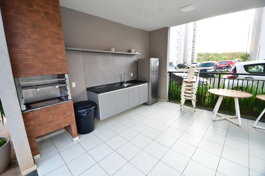 Área comum - Churrasqueira de apartamento à venda com 2 quartos, 43m² em Parque da Amizade (nova Veneza), Sumaré