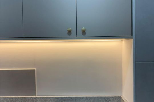 Sala/Cozinha de apartamento para alugar com 2 quartos, 39m² em Vila Andrade, São Paulo