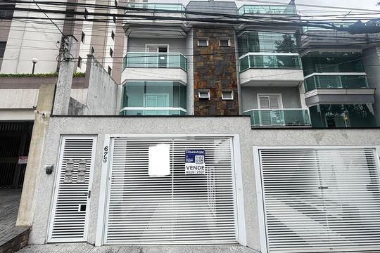 Fachada de apartamento à venda com 2 quartos, 160m² em Vila Valparaíso, Santo André
