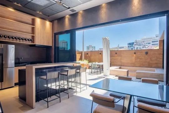 Área comum - Salão de festas de apartamento para alugar com 2 quartos, 75m² em Estoril, Belo Horizonte