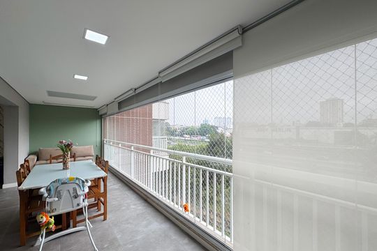 Sacada de apartamento à venda com 3 quartos, 151m² em Jardim Chácara Inglesa, São Bernardo do Campo