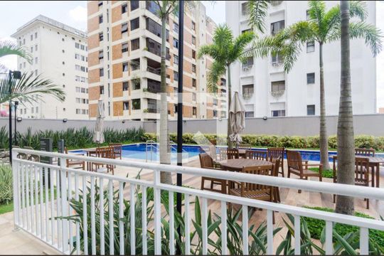 Área comum - Piscina de apartamento à venda com 3 quartos, 151m² em Jardim Chácara Inglesa, São Bernardo do Campo