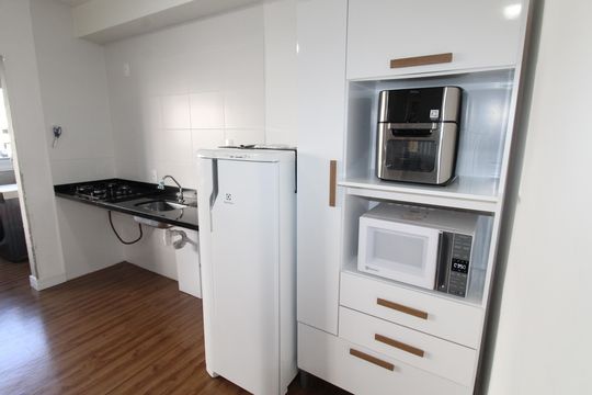Cozinha de apartamento para alugar com 3 quartos, 76m² em Vila Industrial, São José dos Campos