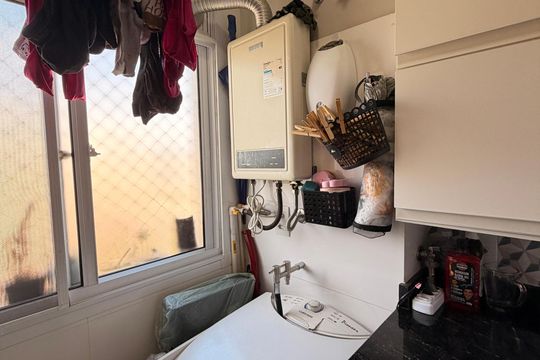 Área de Serviço de apartamento à venda com 2 quartos, 50m² em Vila Nambi, Jundiaí