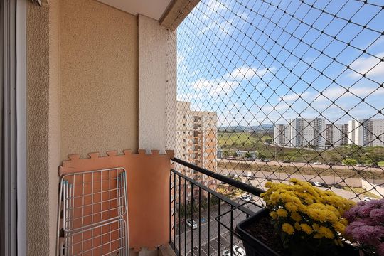 Sacada de apartamento à venda com 2 quartos, 50m² em Vila Nambi, Jundiaí