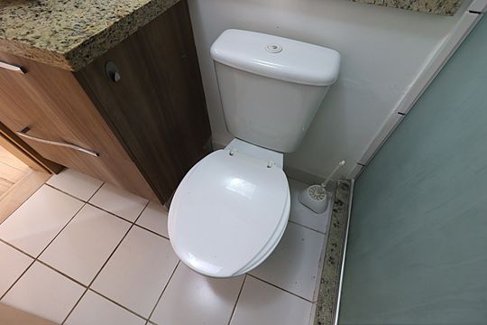 Banheiro Social de apartamento para alugar com 3 quartos, 68m² em Jardim Carvalho, Porto Alegre
