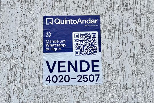 Plaquinha instalada  de casa de condomínio à venda com 2 quartos, 60m² em Vila Santa Catarina, São Paulo
