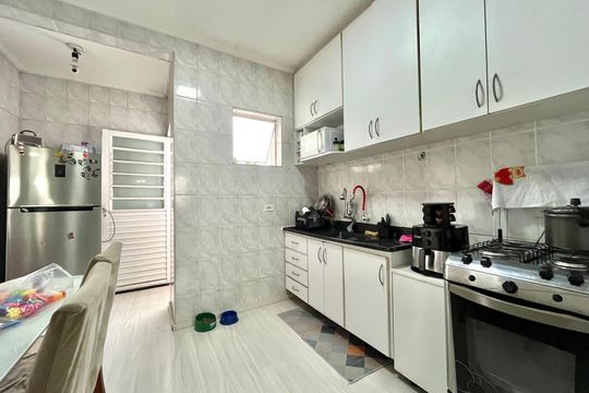 Cozinha de casa de condomínio à venda com 2 quartos, 60m² em Vila Santa Catarina, São Paulo