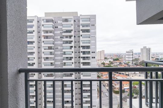 Vista da Suíte de apartamento à venda com 1 quarto, 42m² em Vila Guilhermina, São Paulo