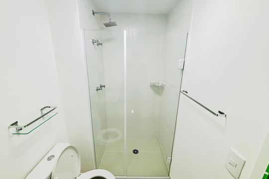 Banheiro Suíte de apartamento para alugar com 1 quarto, 34m² em Vila Guilhermina, São Paulo