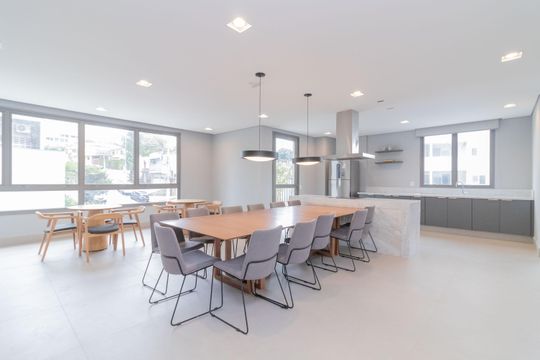Área comum - Espaço Gourmet de apartamento à venda com 1 quarto, 42m² em Vila Guilhermina, São Paulo
