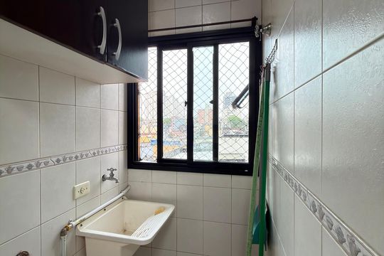 Cozinha e Área de Serviço de apartamento para alugar com 2 quartos, 129m² em Vila Iracema, São Bernardo do Campo