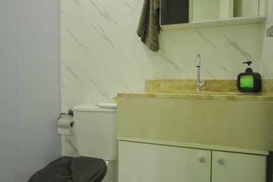 Banheiro Social  de apartamento à venda com 3 quartos, 72m² em Vila Santa Rita de Cassia, São Bernardo do Campo