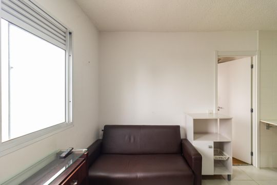 Sala de apartamento para alugar com 1 quarto, 32m² em Barra Funda, São Paulo