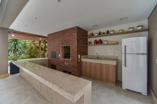 Área comum - Churrasqueira de apartamento para alugar com 2 quartos, 59m² em Liberdade, São Paulo