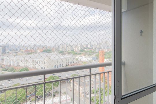 Varanda da Sala de apartamento para alugar com 2 quartos, 59m² em Liberdade, São Paulo