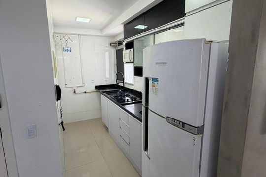 Cozinha de apartamento à venda com 2 quartos, 44m² em Bonsucesso, Rio de Janeiro