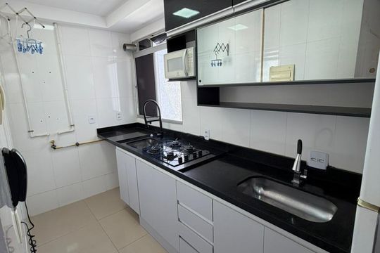 Cozinha de apartamento à venda com 2 quartos, 44m² em Bonsucesso, Rio de Janeiro