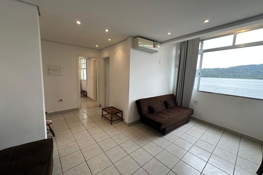 Sala de apartamento para alugar com 1 quarto, 65m² em Itararé, São Vicente
