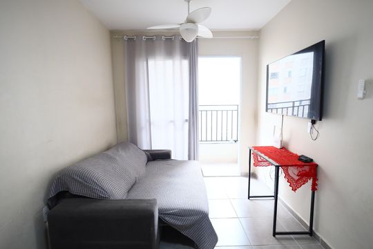 Sala de apartamento para alugar com 2 quartos, 39m² em Jardim Boa Vista (zona Oeste), Osasco