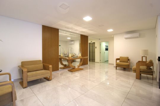 Hall Social de apartamento para alugar com 1 quarto, 45m² em Vila Olímpia, São Paulo