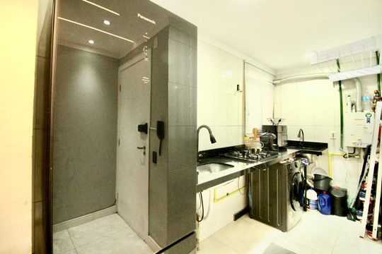 Cozinha de apartamento para alugar com 1 quarto, 39m² em Colônia (zona Leste), São Paulo