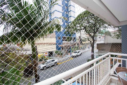 Varanda da Sala de apartamento à venda com 3 quartos, 66m² em Centro, Diadema
