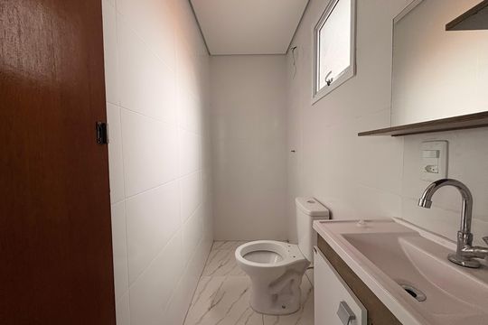 Banheiro  de apartamento para alugar com 2 quartos, 100m² em Vila Humaita, Santo André