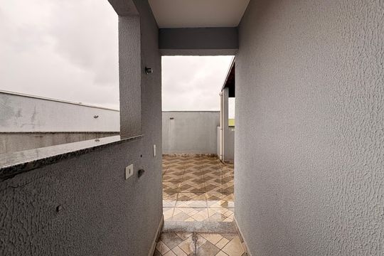 Lavanderia de apartamento para alugar com 2 quartos, 100m² em Vila Humaita, Santo André