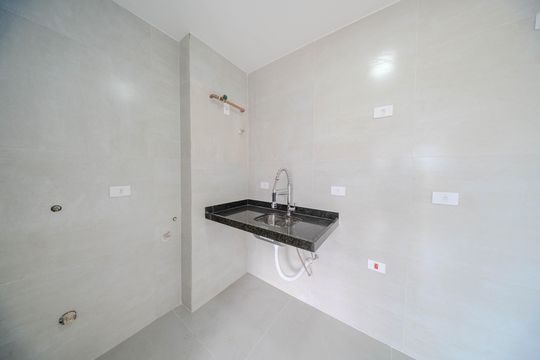 Cozinha de apartamento à venda com 1 quarto, 28m² em Bela Vista, São Paulo