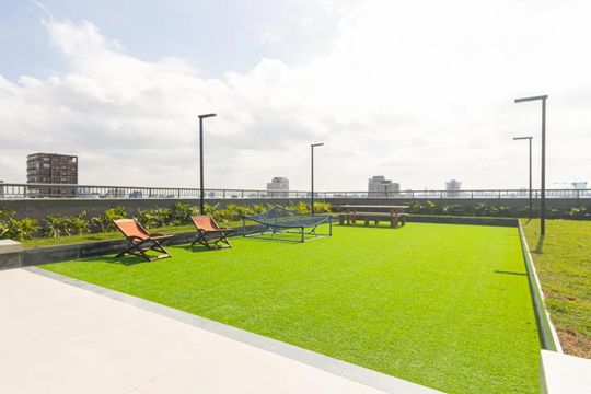 Área comum - Solarium de apartamento para alugar com 1 quarto, 25m² em Vila Nova Conceição, São Paulo
