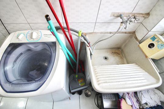 Área de serviço  de apartamento à venda com 2 quartos, 46m² em Artur Alvim, São Paulo