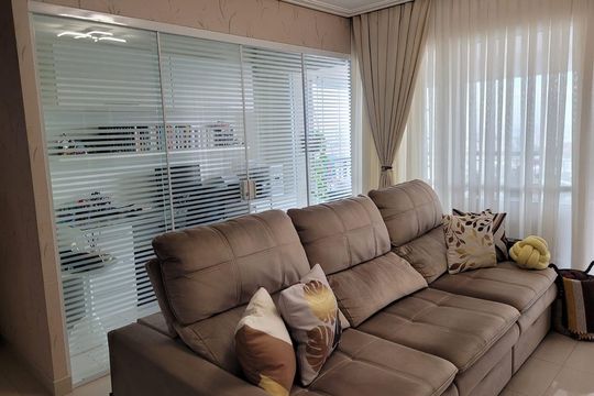 Sala de apartamento à venda com 2 quartos, 96m² em Jardim Independência (São Paulo), São Paulo