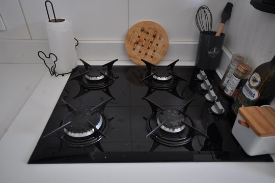 Cozinha de apartamento para alugar com 1 quarto, 31m² em Vila Guilherme, São Paulo
