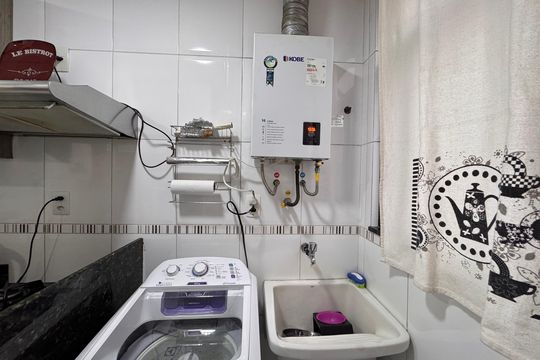 Cozinha e Área de Serviço de apartamento à venda com 3 quartos, 130m² em Recreio dos Bandeirantes, Rio de Janeiro