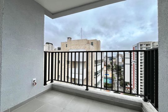 Varanda 1 de apartamento para alugar com 1 quarto, 48m² em Vila Clementino, São Paulo
