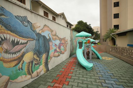 Área comum - Playground de apartamento para alugar com 3 quartos, 70m² em Vila Valparaíso, Santo André