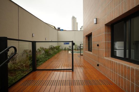 Área comum - Piscina de apartamento para alugar com 2 quartos, 45m² em Campestre, Santo André