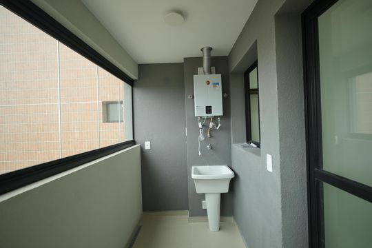 Área de Serviço de apartamento para alugar com 2 quartos, 45m² em Campestre, Santo André