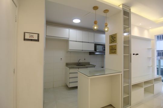 Cozinha de apartamento para alugar com 2 quartos, 48m² em Pechincha, Rio de Janeiro